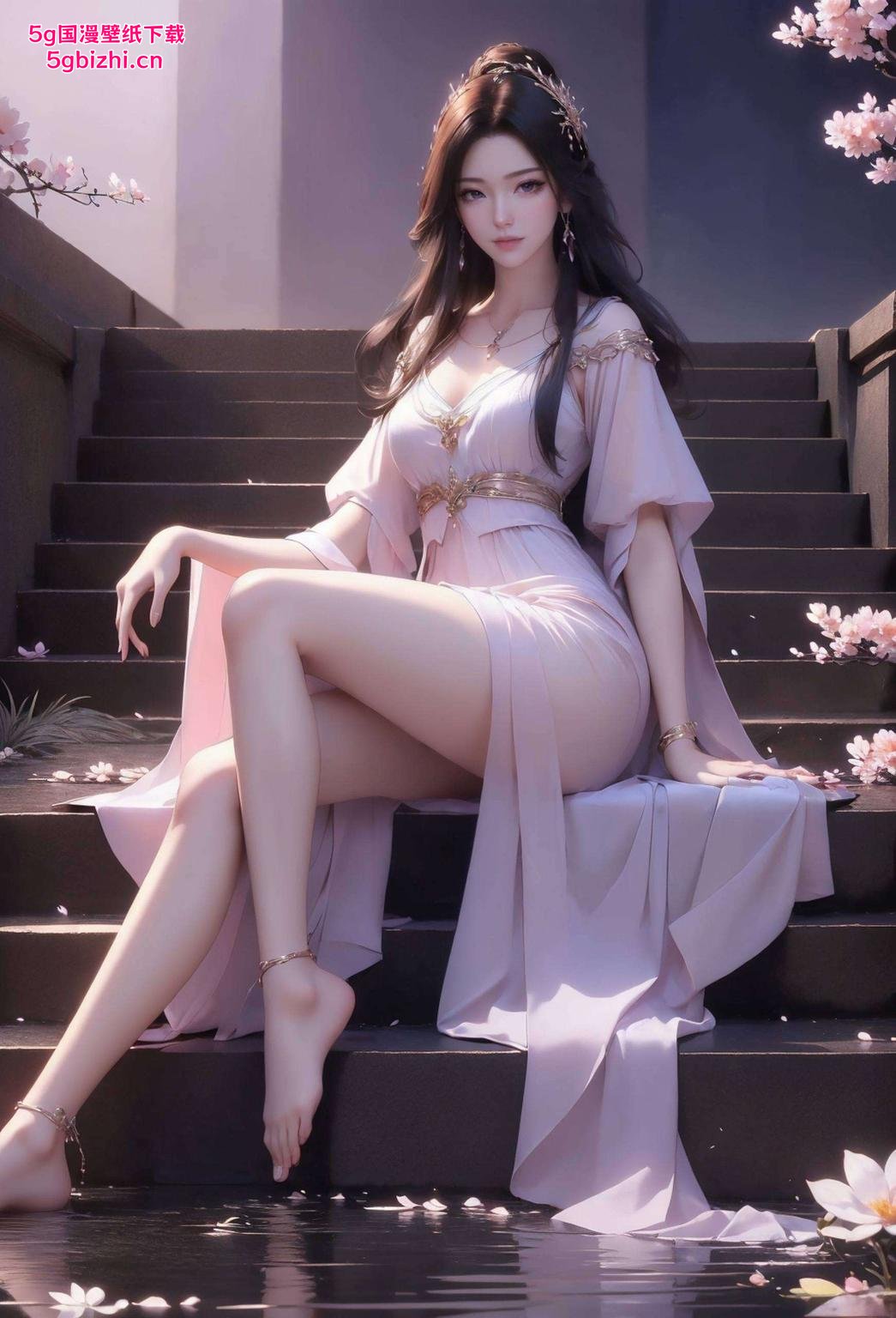 国漫女神紫灵穿上泳装高清壁纸展现完美身材