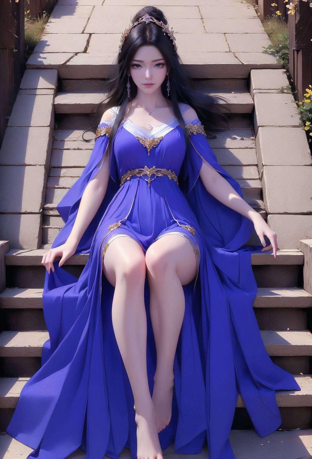 这款紫灵原创壁纸每一处色彩都恰到好处