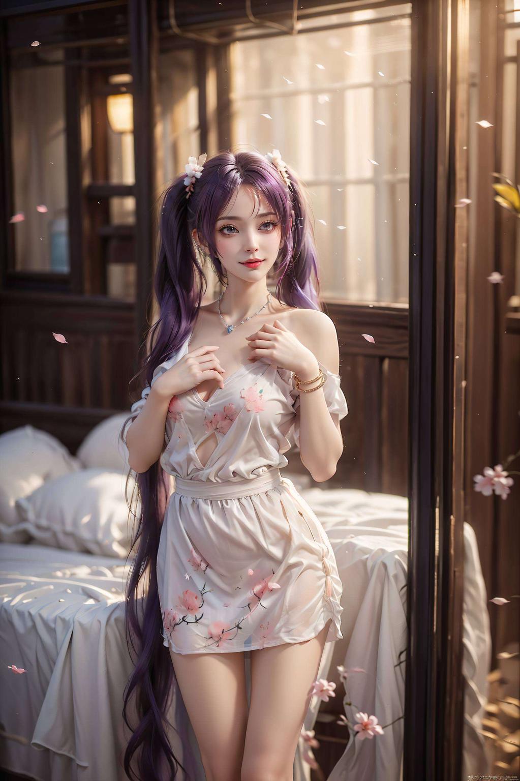 今天给大家带来一组超美的紫妍脚壁纸