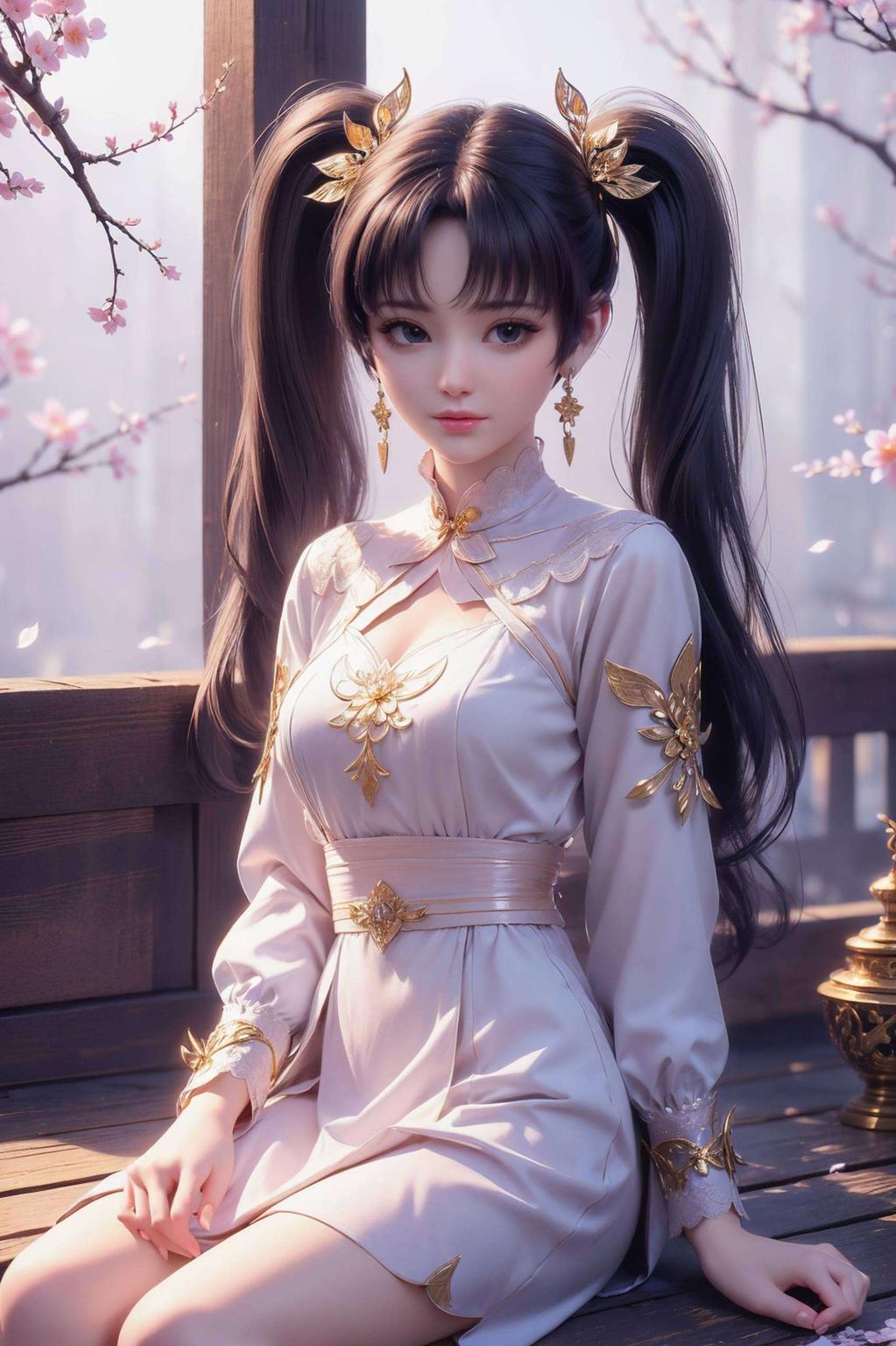 带你穿梭神秘森林紫妍身影灵动